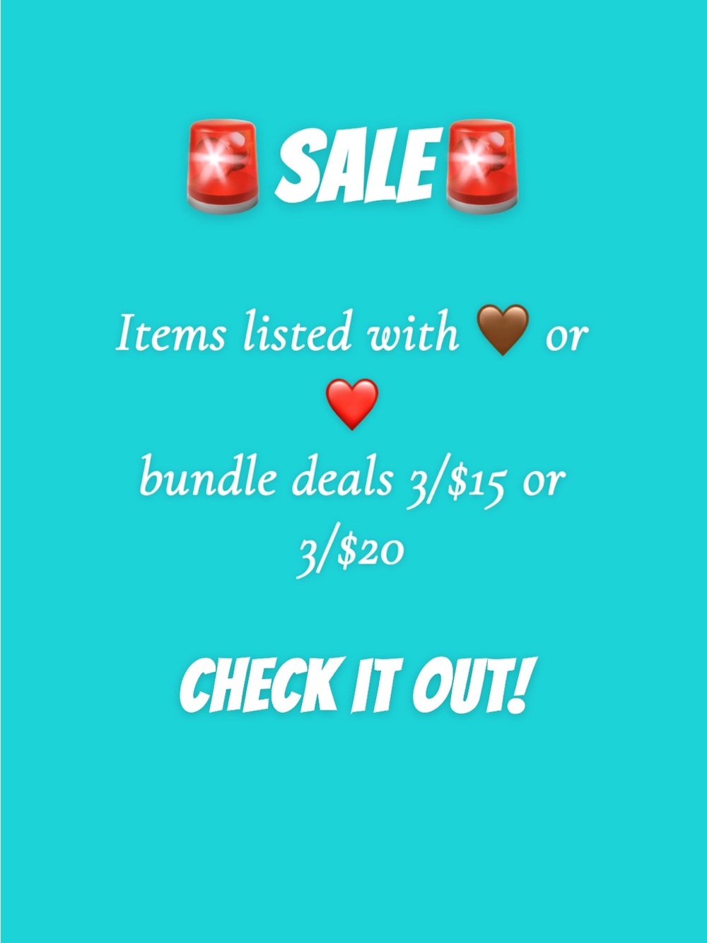 🚨Savings Sale 🚨